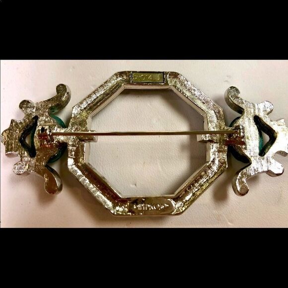 Vintage Art Deco Signed Brooch circa 1989 - Picture 8 of 9